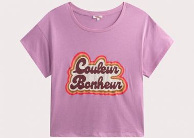 Γυναικεία Μπλούζα Couleur Bonheur ΡΟΖ - DPAM - 