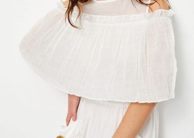 Γυναικεία μπλούζα με άνοιγμα στους ώμους - SOU - 