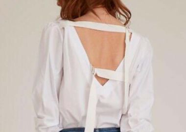 Γυναικεία μπλούζα με λεπτομέρεια στο πίσω μέρος - SOU - 