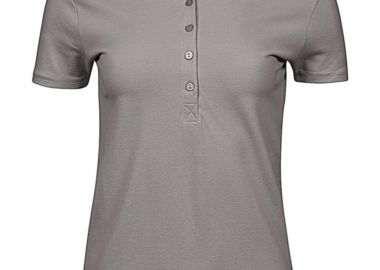 Γυναικεία Μπλούζα Polo 145 Tee Jays Luxury LS Stretch Stone - Tee Jays - 