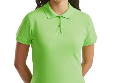 Γυναικεία Μπλούζα Polo 63-030-0 Fruit of the Loom Lime Green - Fruit of the Loom - 