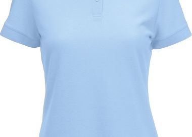 Γυναικεία Μπλούζα Polo 63-212-0 Fruit of the Loom Sky Blue - Fruit of the Loom - 