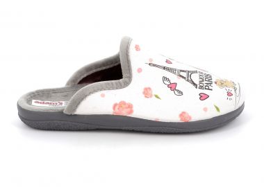 Γυναικεία Παντόφλα Adam's Χρώματος Γκρι 624-25593-29.2 - ADAM'S - 