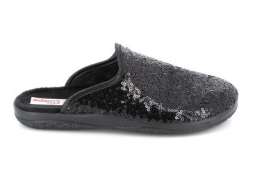 Γυναικεία Παντόφλα Adam's Χρώματος Μαύρο 624-24575-29.1 - ADAM'S - 