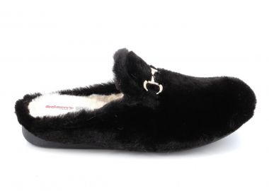 Γυναικεία Παντόφλα Adam's Χρώματος Μαύρο 624-24657-29.1 - ADAM'S - 