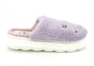 Γυναικεία Παντόφλα B- Soft Ανατομική Χρώματος Μωβ 25246 - B-SOFT - 