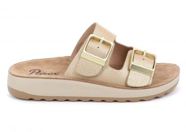 Γυναικεία Παντόφλα Comfort Parex Χρώματος Χρυσό 11531049.P - PAREX - 