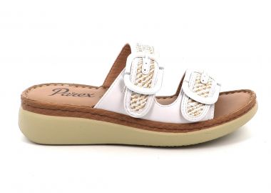 Γυναικεία Παντόφλα Comfort Parex Χρώματος Λευκό 12131027.W - PAREX - 