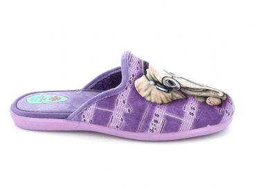 Γυναικεία Παντόφλα Natalia Χρώματος Μωβ 5002 - NATALIA - 