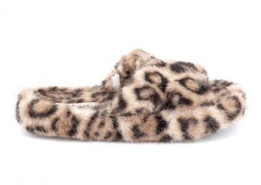 Γυναικεία Παντόφλα Parex Χρώματος Καφέ Λεοπάρ 10132064.E - PAREX - 