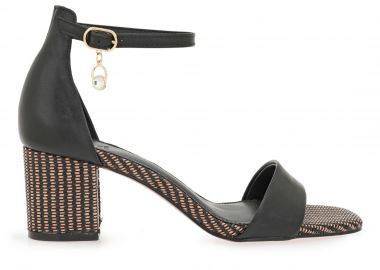 Γυναικεία Πέδιλα Exe ANNY-848 Μαύρο Μπεζ Μαύρη Ψάθα W4700848472T - Exe - 