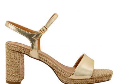 Γυναικεία Πέδιλα Exe Luisa-755 Πλατίνα Μπεζ Ψάθα W470075548J4 - Exe - 