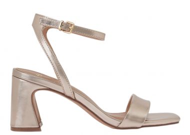 Γυναικεία Πέδιλα Exe Simona-255 Πλατίνα W47002554L46 - Exe - 