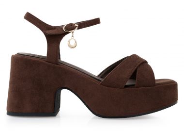 Γυναικεία Πέδιλα Exe W6199-R75502 Καφέ Καστόρι W454R5205504 - Exe - 