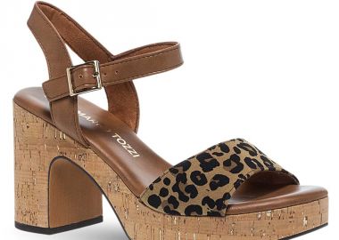 Γυναικεία Πέδιλα Με Τακούνι Marco Tozzi 2-28008-42 9E7 - MARCO TOZZI - 