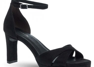 Γυναικεία Πέδιλα Με Τακούνι Tamaris 1-28078-42 001 - TAMARIS - 