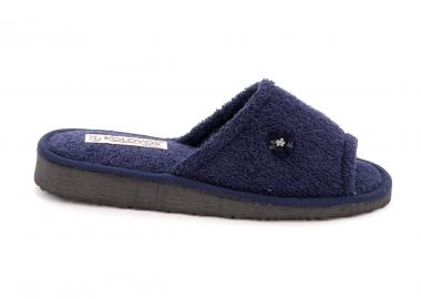 Γυναικεία Πετσετέ Παντόφλα Kolovos Χρώματος Μπλε 03 BLUE - KOLOVOS - 