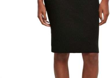 Γυναικεία Rib Πλεκτή Midi Φούστα TB5058-00007 Urban Classics Black - Urban Classics - 