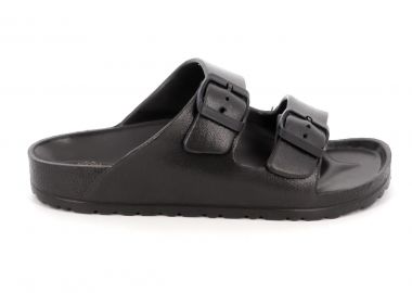 Γυναικεία Σαγιονάρα Ateneo Χρώματος Μαύρο 01 SEA SANDALS.B - ATENEO - 