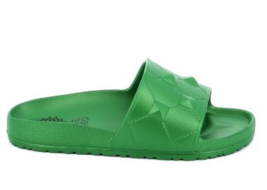 Γυναικεία Σαγιονάρα Ateneo Χρώματος Πράσινο 03 SEA SANDALS.GR - ATENEO - 