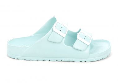 Γυναικεία Σαγιονάρα Ateneo Χρώματος Τυρκουάζ 01 SEA SANDALS.TU - ATENEO - 