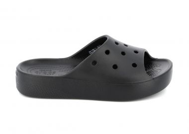 Γυναικεία Σαγιονάρα Crocs Classic Platform Slide Χρώματος Μαύρο 208180-001 - CROCS - 