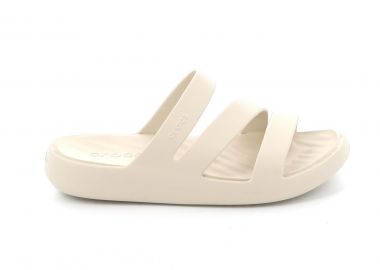 Γυναικεία Σαγιονάρα Crocs Getaway Strappy Ανατομικό Χρώματος Μπεζ 209587-160 - CROCS - 