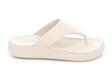 Γυναικεία Σαγιονάρα Crocs Getaway Triangle Flip Χρώματος Μπεζ 212018-2MC - CROCS - 