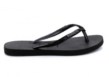 Γυναικεία Σαγιονάρα Havaianas Hav. Slim Glitter Ii Χρώματος Μαύρο 4146975-4057 - HAVAIANAS - 