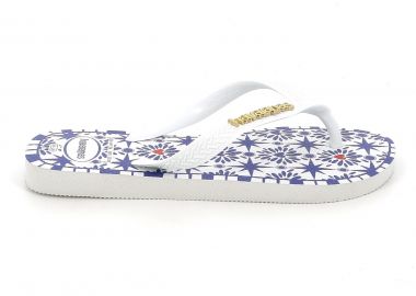 Γυναικεία Σαγιονάρα Havaianas Top Sao Luis Χρώματος Λευκό 4150742-0001 - HAVAIANAS - 