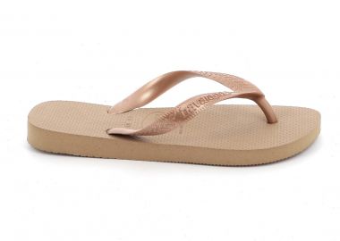 Γυναικεία Σαγιονάρα Havaianas Top Tiras Χρώματος Χρυσό 4137428-3581 - HAVAIANAS - 