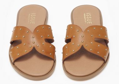 Γυναικεία σανδάλια ελληνικής κατασκευής με τρουκς - Ταμπά - Issue - 