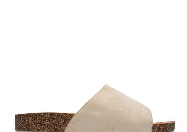 Γυναικεία σανδάλια flatform με ψηλή σόλα - Μπεζ - Issue - 