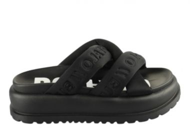 Γυναικεία Σανδάλια Flatforms Buffalo Palma Cross 1602277 Black - Buffalo - 