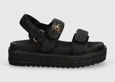 Γυναικεία Σανδάλια Flatforms Steve Madden Bigmona SM11003034-02002-00S Μαύρα - Steve Madden - 