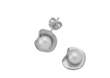 Γυναικεία σκουλαρίκια από ασήμι 925 με μαργαριτάρια -  - 