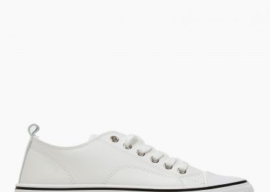 Γυναικεία sneakers με ψηλή σόλα - Λευκό - Issue - 