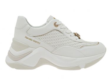 Γυναικεία Sneakers Renato Garini 106-52RG20 Λευκό Πλεκτό W119R020326M - Renato Garini - 