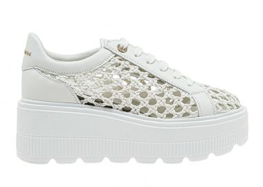 Γυναικεία Sneakers Renato Garini 2201-61RG01 Λευκό Πλεκτό W119R611326M - Renato Garini - 