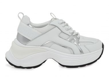 Γυναικεία Sneakers Renato Garini 2276-52RG45 Λευκό Mesh Ασιμί W119R24535A7 - Renato Garini - 