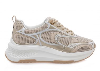 Γυναικεία Sneakers Renato Garini 2315-52RG56 Πλατίνα Μπεζ W119R356376J - Renato Garini - 
