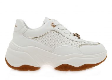 Γυναικεία Sneakers Renato Garini 2360-61RG36 Λευκό Πλεκτό W119R636343M - Renato Garini - 