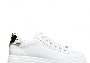 Γυναικεία Sneakers Renato Garini 88-51EX58 Λευκό Animal Στάμπα Πόνυ V119R15831R6 - Renato Garini - 