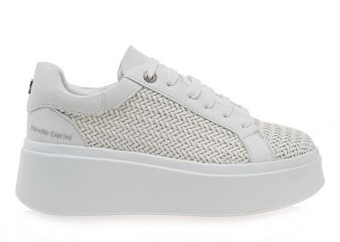 Γυναικεία Sneakers Renato Garini 88-61RG27 Λευκό Πλεκτό W119R027326M - Renato Garini - 