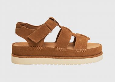 Γυναικεία suede σανδάλια - FUNKY BUDDHA - 