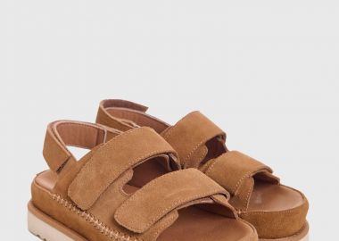 Γυναικεία suede σανδάλια - FUNKY BUDDHA - 