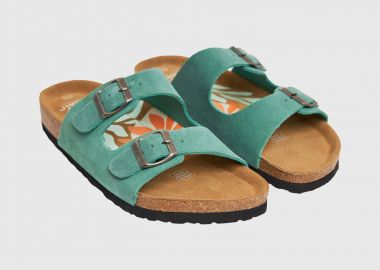 Γυναικεία suede σανδάλια - FUNKY BUDDHA - 