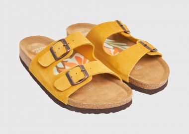 Γυναικεία suede σανδάλια - FUNKY BUDDHA - 