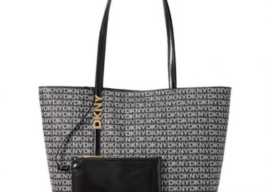 Γυναικεία Τσάντα Χειρός Ώμου DKNY Avril R52A5G54-XLB Μαύρη Logo - DKNY - 