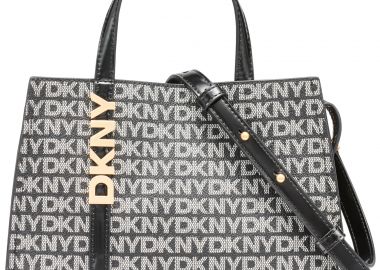 Γυναικεία Τσάντα Χειρός Ώμου DKNY Avril Satchel R52D5G56-XLB Μαύρη Logo - DKNY - 
